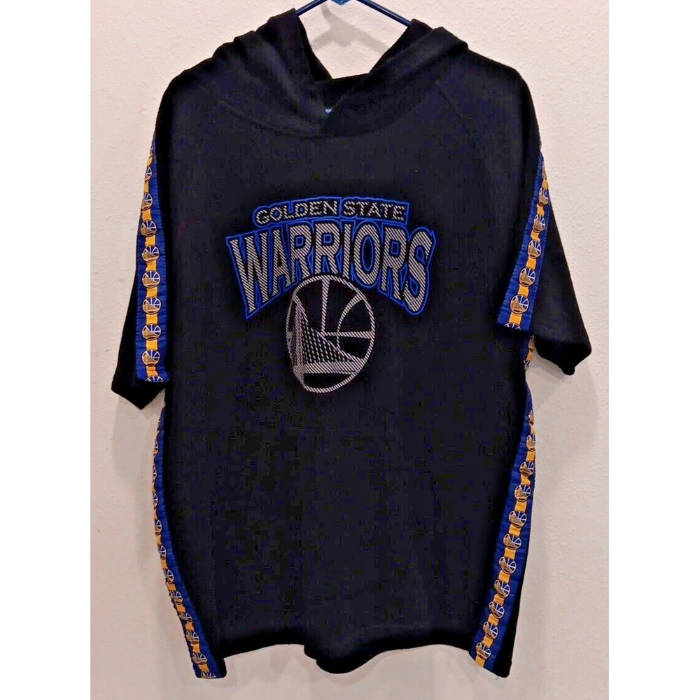 Golden State Warriors Hoodie Men's XL NBA Short Sleeve Pullover Sweater
